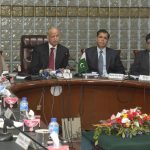 CHIRMAN ONE MAN COMMISSION (OMC) SHOAIB SADAL PRESS CONFERENCE IN COMMITTEE ROOM OF ETP BOARD OFFICE LAHORE.