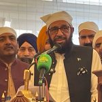 Evacuee Trust Property Board Ministry of Religious Affairs Interfaith Harmony Government of Pakistan Federal Minister Sardar Muhammad Yousaf for the Religious Affairs and Interfaith Harmony, attended the Vaisakhi Mela main ceremony organized by the etpb at Gurudwara Janam Asthan Nankan Sahab